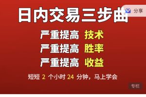 熊猫交易学社日内交易三步曲-搭建你的首套交易系统