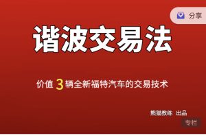 熊猫交易学社黄金VIP系统课12-谐波交易法