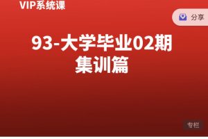 熊猫交易学社黄金VIP系统课93-“大学毕业”02期集训篇