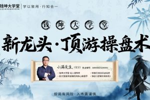 钱坤大学堂小满老师-《新龙头·顶游操盘术》系统课+小班+指标+日报全套