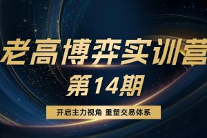 高扬股票博弈交易法-博弈实训营第14期