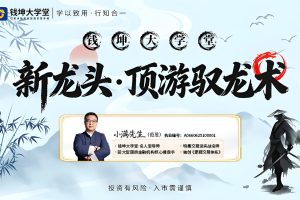 钱坤大学堂小满老师-《新龙头·顶游驭龙术》拓维班系统课+小班+指标+日报全套